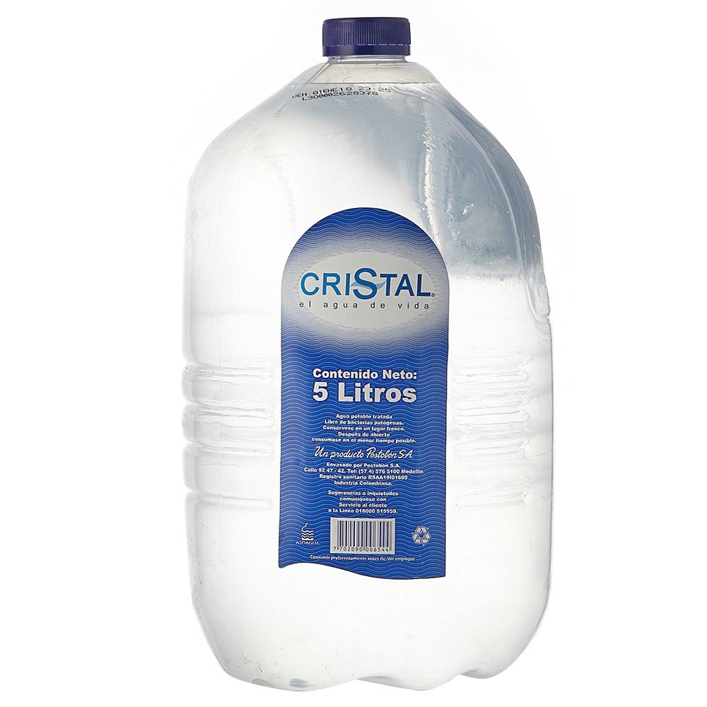 Agua Mondariz 5 litros de transparencia cristalina - TuCafeteria, garrafa  de agua 5 litros