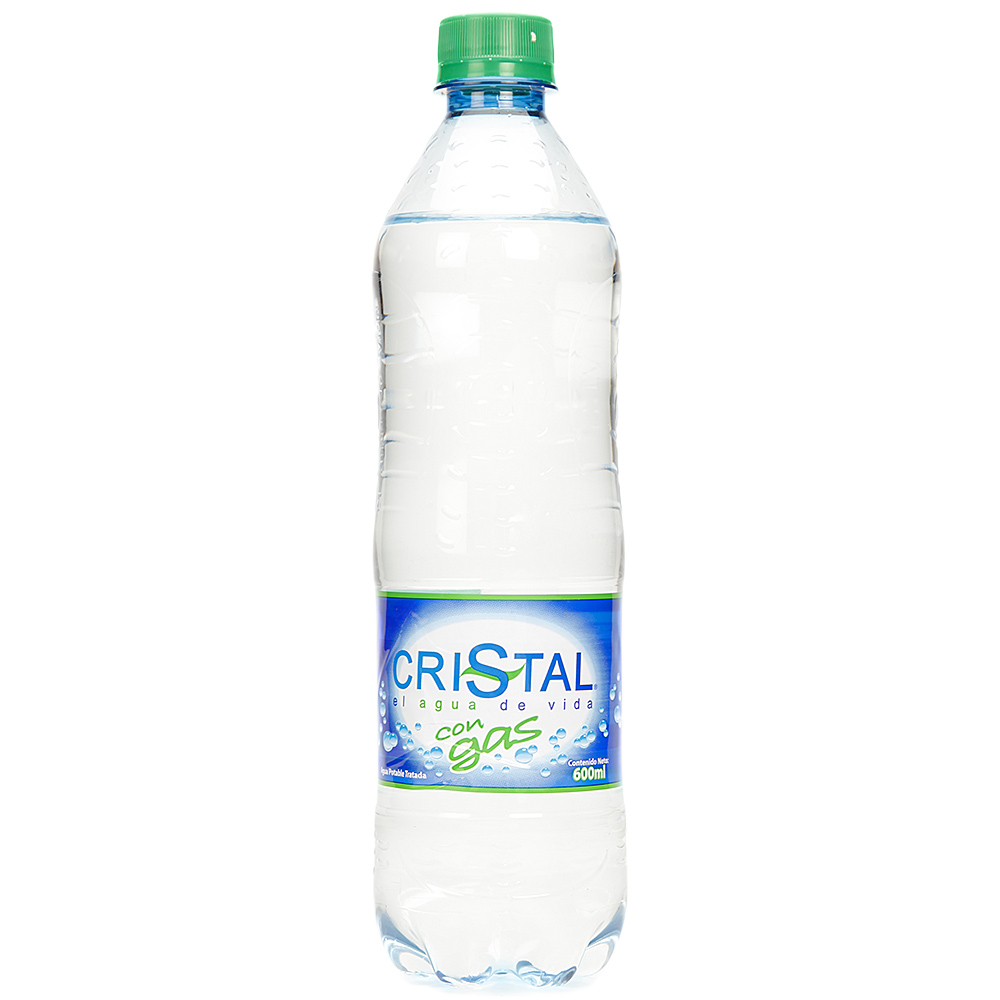 Agua Cristal Con Gas Pet x 600ml