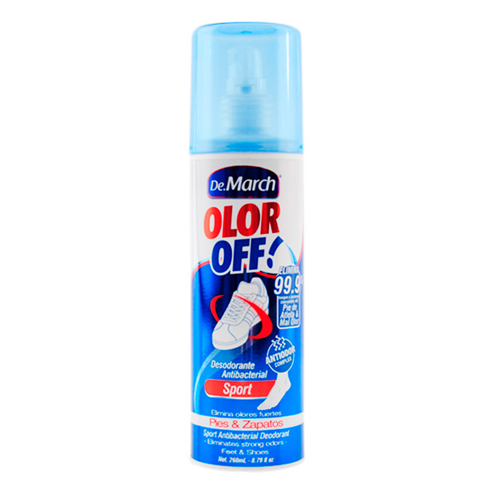 Desodorante Para Pies Y Zapatos Olor Off Menticol Sport x 260 ml